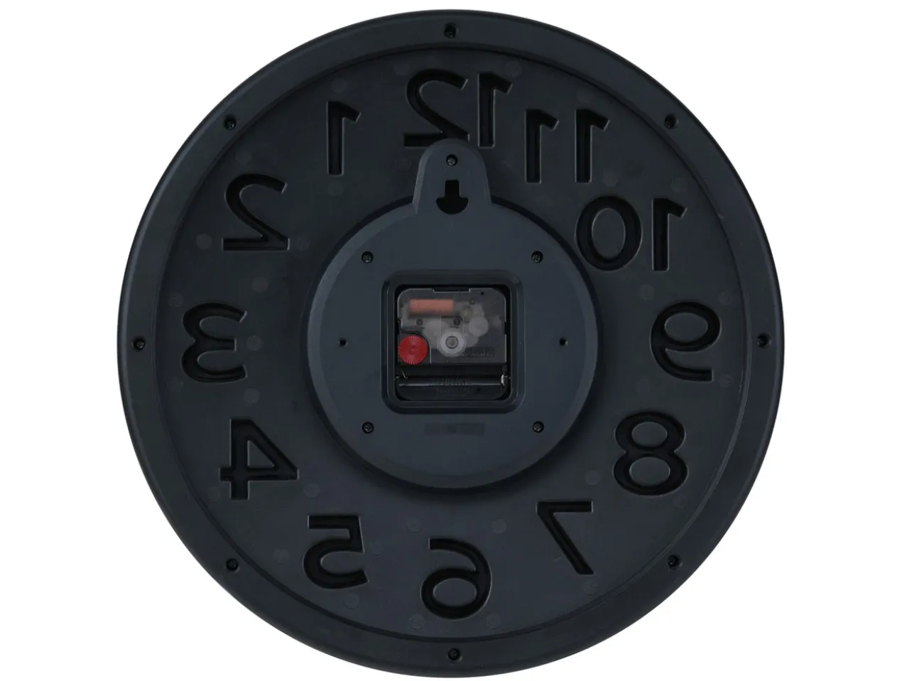 Wandklok Elevated Classic Numbers - Zwart