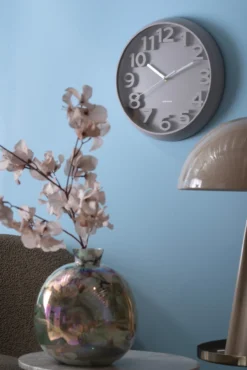 Wandklok Elevated Classic Numbers - Zachtroze