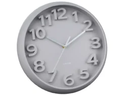 Wandklok Elevated Classic Numbers - Warmgrijs