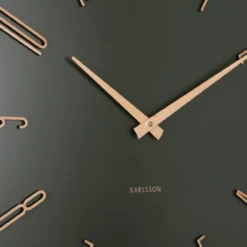 Wandklok Esmerado L luxegroen