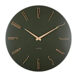 Wandklok Esmerado L luxegroen