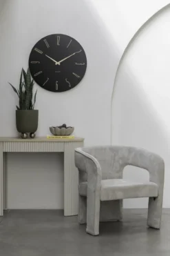 Wandklok Esmerado L zwart