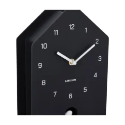 Wandklok Fino Cuckoo black