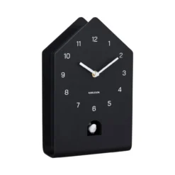 Wandklok Fino Cuckoo black
