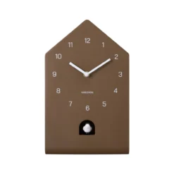 Wandklok Fino Cuckoo mocha brown