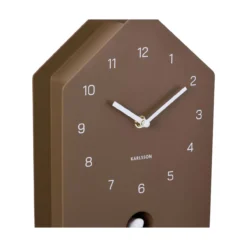 Wandklok Fino Cuckoo mocha brown