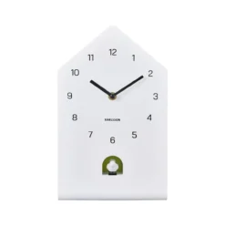 Wandklok Fino Cuckoo white