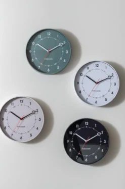 Wandklok Fresco Warmgrijs