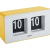 Wandklok Funky Flip - Heldergeel