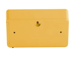 Wandklok Funky Flip - Heldergeel