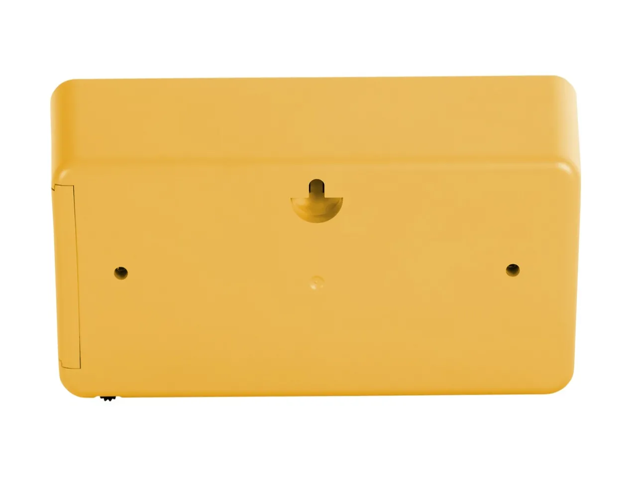 Wandklok Funky Flip - Heldergeel