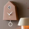 Wandklok Grafico Cuckoo mocha brown