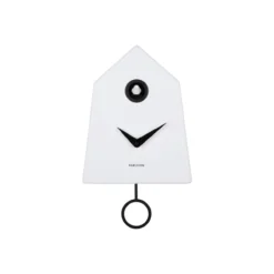 Wandklok Grafico Cuckoo white