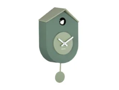 Wandklok Grato Cuckoo - Junglegroen & jadegroen