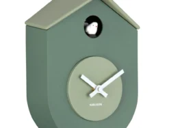 Wandklok Grato Cuckoo - Junglegroen & jadegroen