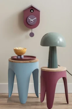 Wandklok Grato Cuckoo - Paars