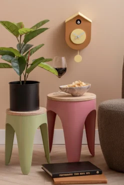 Wandklok Grato Cuckoo - Paars