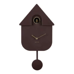 Wandklok Modern Cuckoo Oro Aardebruin