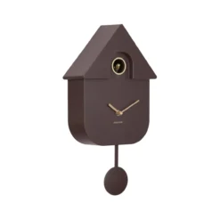 Wandklok Modern Cuckoo Oro Aardebruin