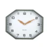 Wandklok Modern Factory Octagon Jungle groen