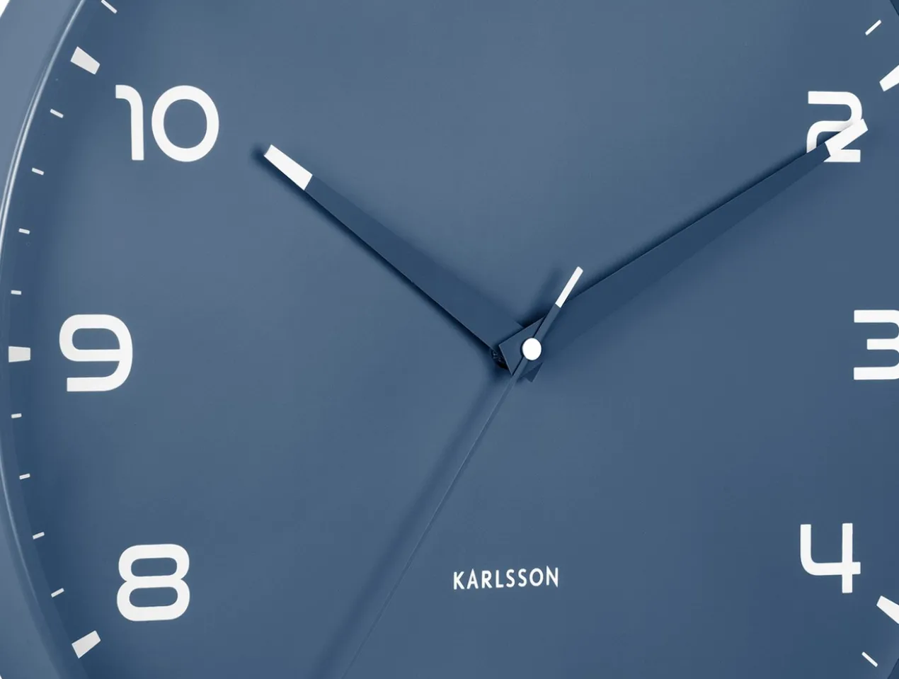 Wandklok Orgullo - Klassiek blauw