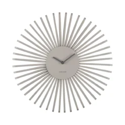 Wandklok Polo Warmgrijs