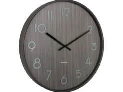 Wandklok Pure groot bruin hout Wandklok Pure Groot - Bruin - Hout