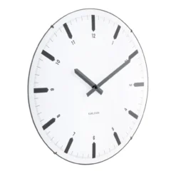 Wandklok Realista Dome Wit