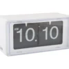 Wandklok Retro Boxed Flip - Wit