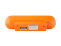 Wandklok Tube Flip - Oranje