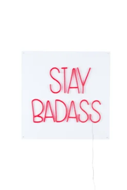 Wandlamp Badass non social sign