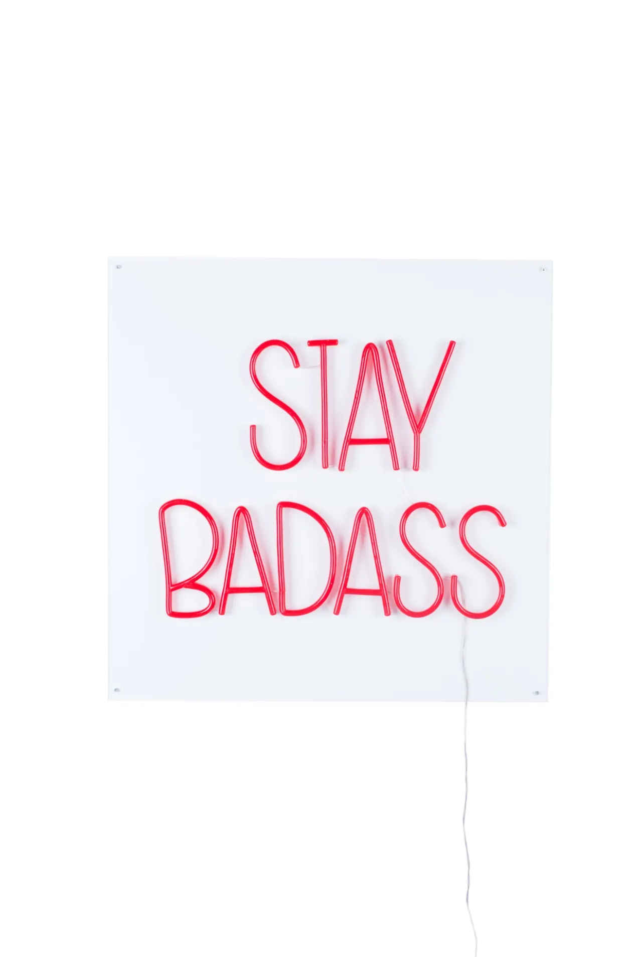Wandlamp Badass non social sign