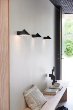 Wandlamp Grasp black