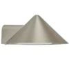 Wandlamp Grasp brushed stainless steel