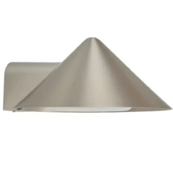 Wandlamp Grasp brushed stainless steel