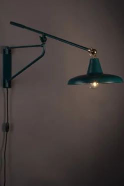 Wandlamp Hector teal