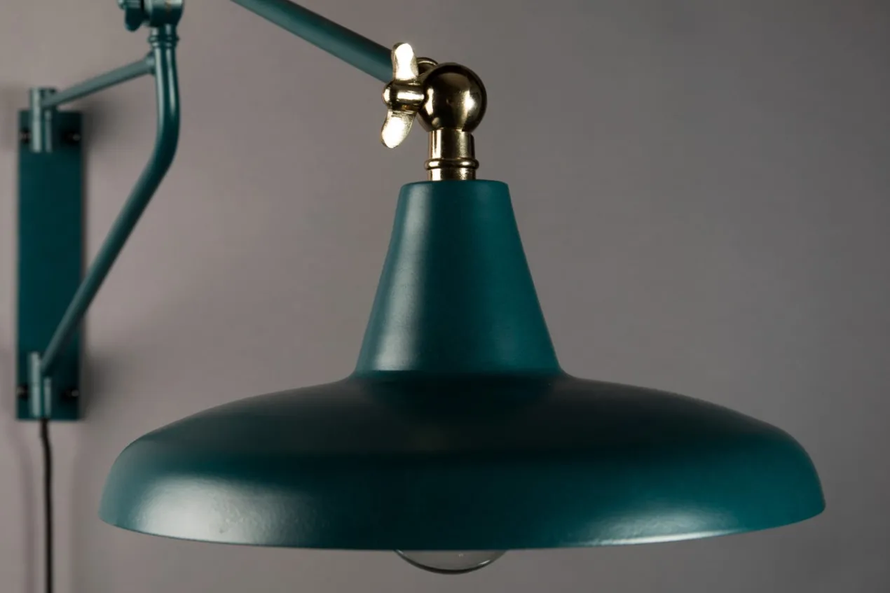 Wandlamp Hector teal