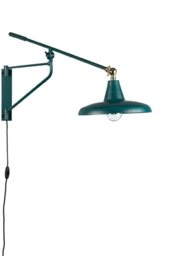 Wandlamp Hector teal