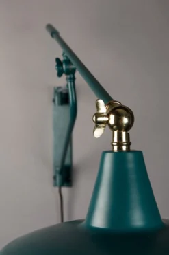 Wandlamp Hector teal