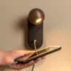 Wandlamp Montana koffie