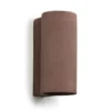 Wandlamp Tube dark red