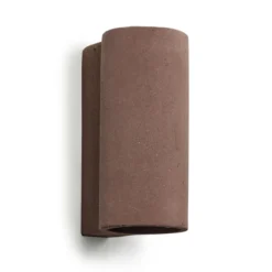 Wandlamp Tube dark red
