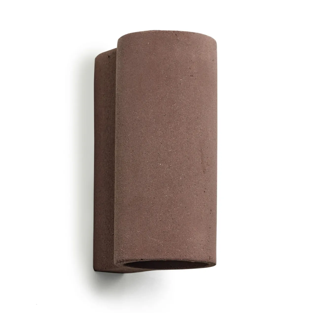 Wandlamp Tube dark red