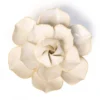 Wandornament Ceramic Flower Ivory Daffodil
