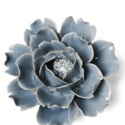 Wandornament Flower Pastel Blue Rose
