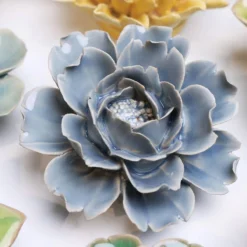 Wandornament Flower Pastel Blue Rose