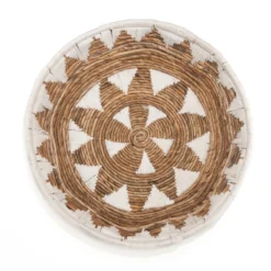 Wandornament Waterhyacint Tali wit/naturel S