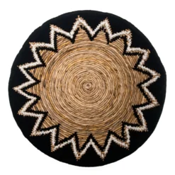 Wandornament Waterhyacint Tali zwart/naturel S