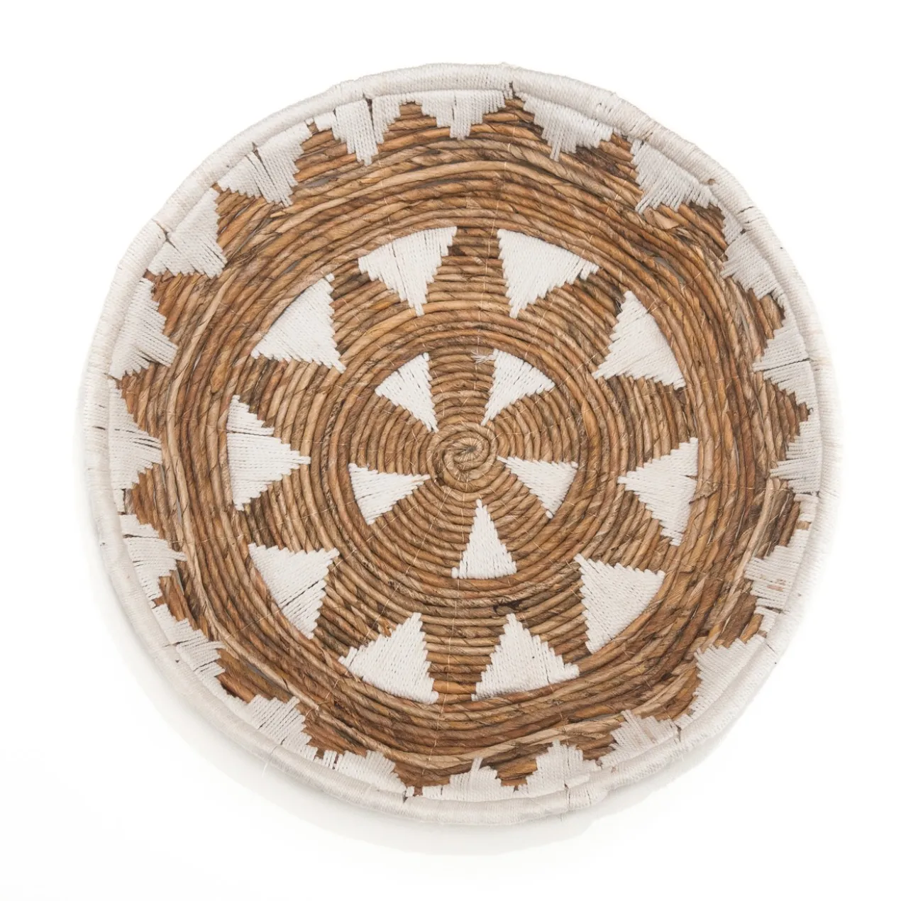 Wandornament Waterhyacint Tali wit/naturel M