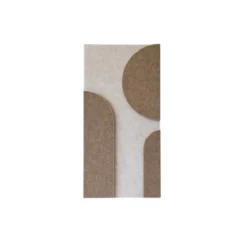 Wandpaneel Duet 40x20 cm beige/brown - set van 4